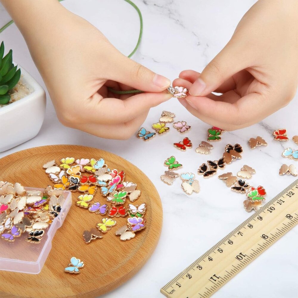 Butterfly Charms for Jewelry Making DIY Supplies - Picture 6 of 7